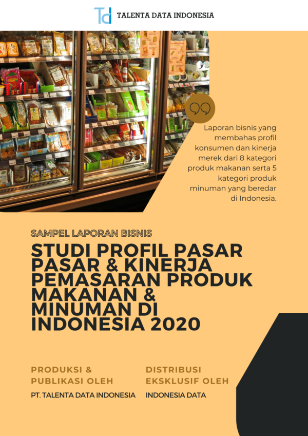 Cover Sampel Studi Makanan dan Minuman 2020