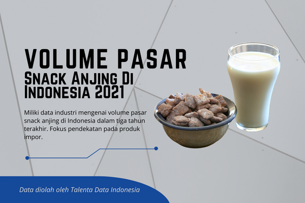 Volume Pasar Snack Anjing di Indonesia 2021 - Sampul